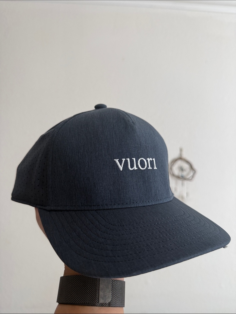 NWT Vuori Dark Navy Embroidered Logo Cap